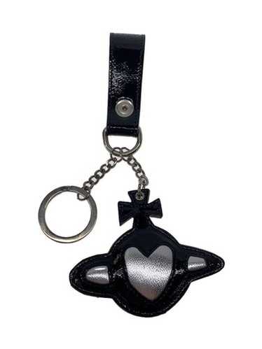VIP【関税送料無料】希少 VIVIENNE WESTWOOD BLACK KEY RING Vivienne Westwood Black Leather Key Ring Orb Heart Used | eBay