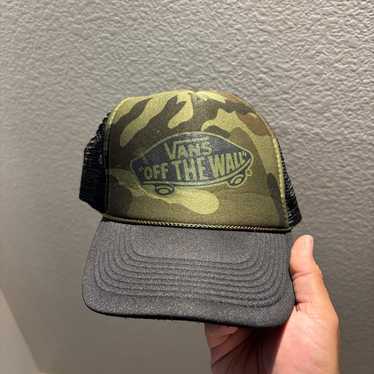 ✅90s vintage VANS logo cap sunfade black Vintage vans hat - Gem