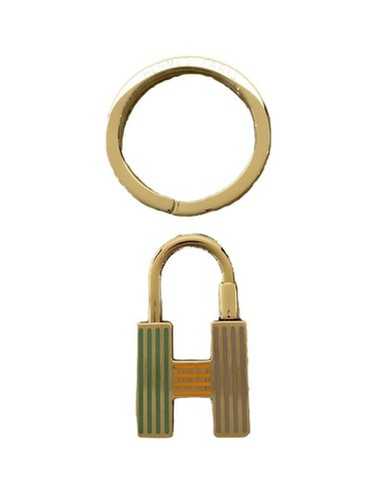 HERMES Cadena Bag Charm Padlock Limited Edition select Gold