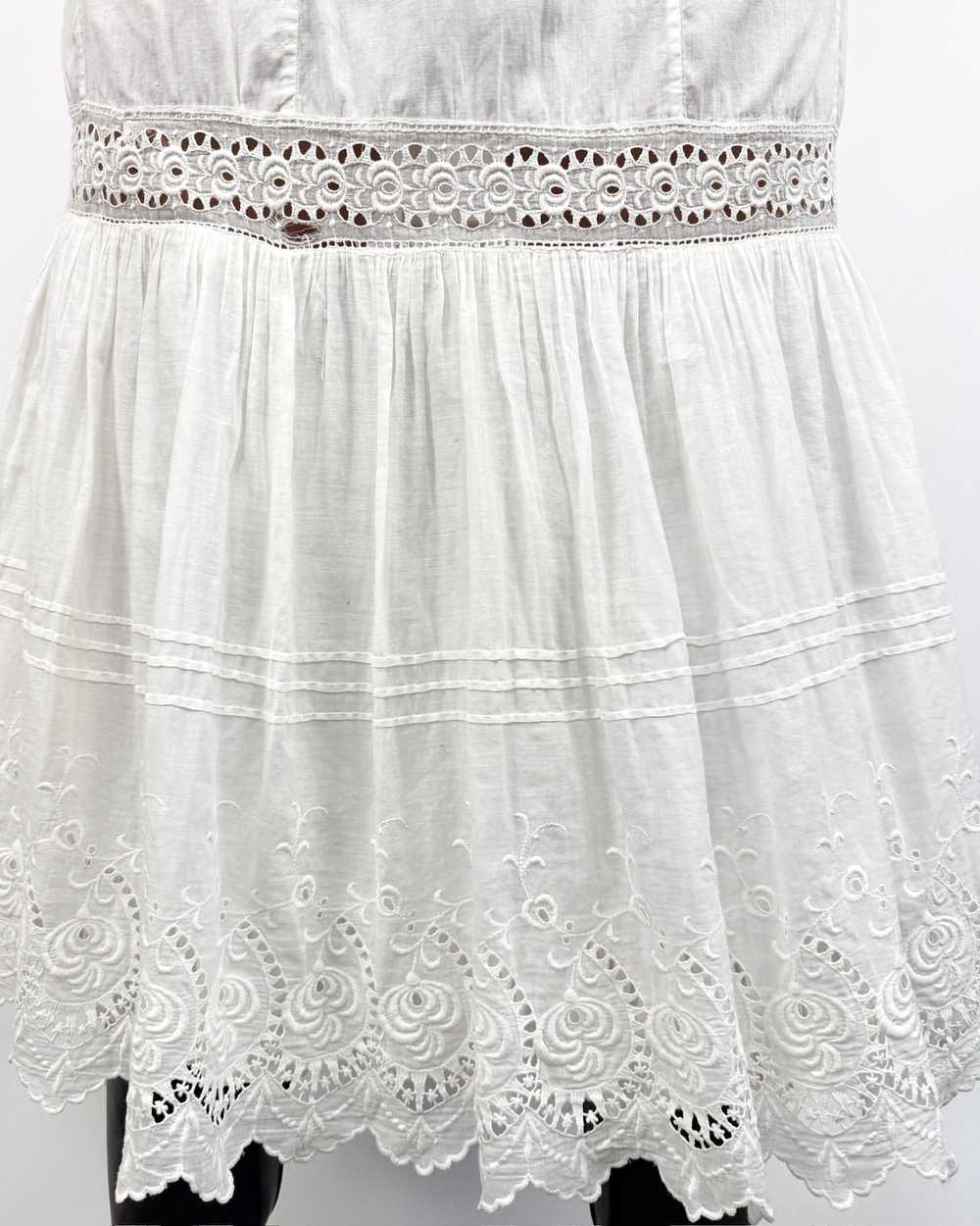 White Lace Edwardian Skirt - image 5