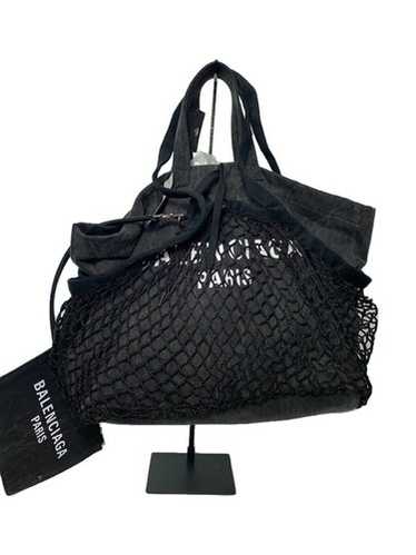 【送料&関税込】Balenciaga Logo Mesh Tote Balenciaga Logo Mesh Tote In Black/white | ModeSens
