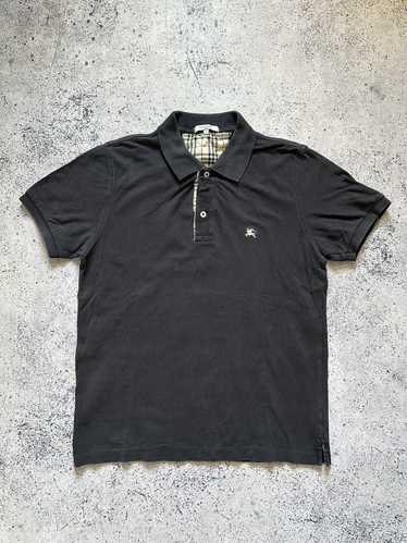 90s Burberry polo shirt ミニ丈 ヴィンテージ　ピチt Vintage 90s Thomas Burberry Collar Polos Tee Embroidery Logo
