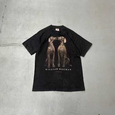 Vintage 90s William Wegman Art Dog Shirt Retro Rare Animal