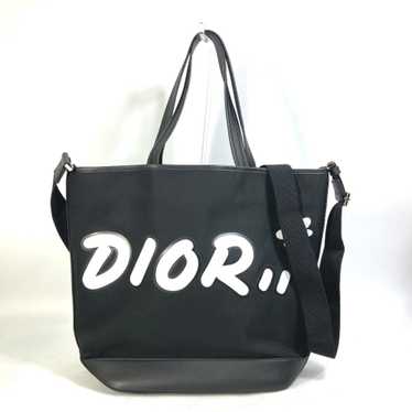 Dior HOMME ブラック pvcレザー　トートバッグ Dior Homme Tote Bag Black - Gem