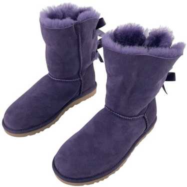 Ugg Purple Bailey Bow Boots - Gem