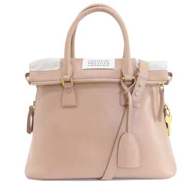【Maison Margiela】Pink Handbag In Leather Woman Japanese Bag in Pink – SVRN