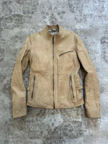 The Viridi-anne double zip leather Jkt
