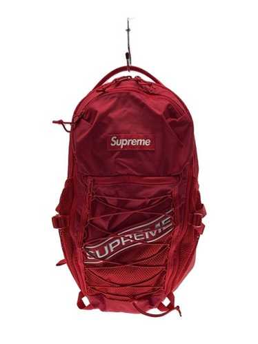 ま*。様 Supreme レッド バックパック SUPREME(シュプリーム) 18SS LOGO BACKPACK ロゴ バックパック