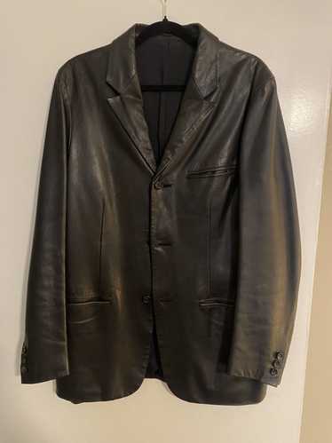 Yohji Yamamoto A.A.R レザーコート メンズ