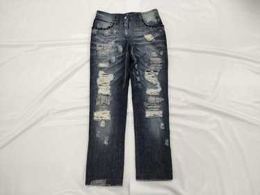 パンツ 00s dolce & gabbana grunge destroy denim DIESEL(ディーゼル) 00sPatchwork Flare Denimデニムパンツ