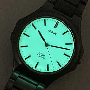 A-104 希少 美品　SEIKO SPIRIT Titanium 90年代 A-104 希少 美品 SEIKO SPIRIT Titanium 90年代 - メルカリ