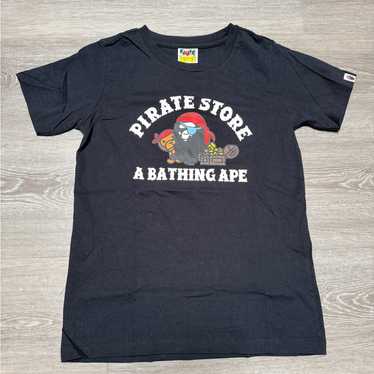 A BATHING APE tシャツ PIRATE MILO ON HEAD TEE メンズ