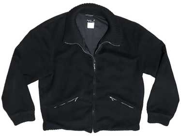 90s agnes b homme PARIS Black Trucker Jacket/ アニエスベー