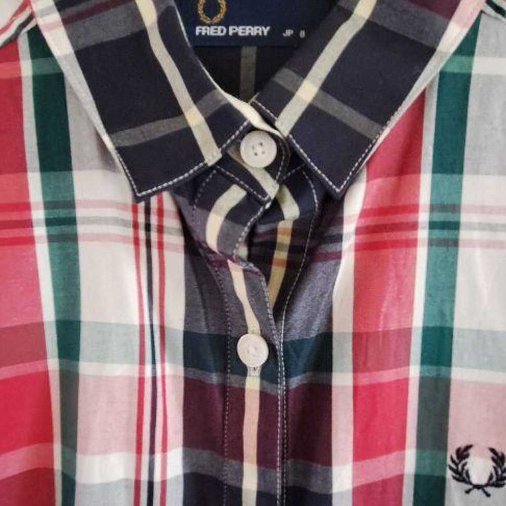 Fred Perry Check One-Piece Shirt Dress