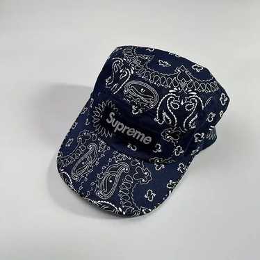 帽子 Supreme Bandana Camp Cap Black 21SS Supreme Bandana Camp Cap Black SS25 – UniqueHype