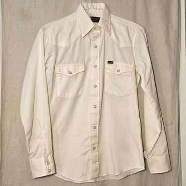 Vintage 1970s 1980s Wrangler Women's Small Ivory … - image 1