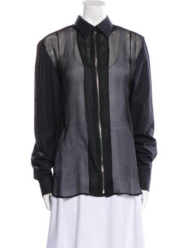 GIVENCHY ブラック ダブルブレスト ピーコート ダブルフェイスビーバーダブルブレストコート(505738905