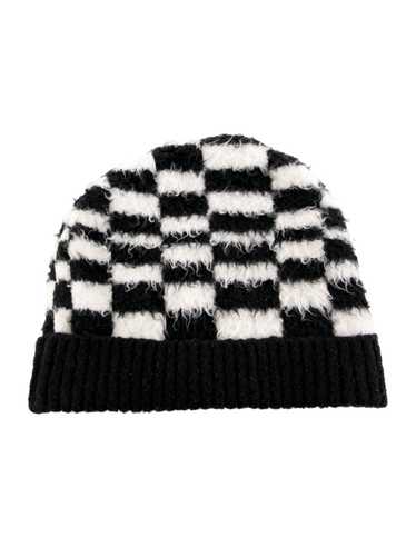 帽子 CELINE EMBROIDERED KNIT WOOL BEANIE Accessories | Celine Embroidered Knit Wool Beanie Off White