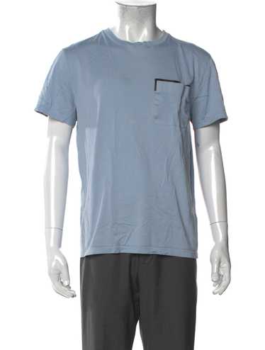 VIP価格★【Berluti】Light Blue Cotton T-shirt Berluti t-shirt - Gem
