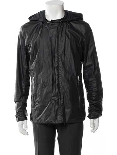 【関税&送料込】Balenciaga Black Cotton And Nylon Windbreake Balenciaga Men's Tape Type Short Windbreaker | Neiman Marcus