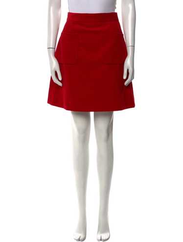 関税込!【MIU MIU】RED AND BEIGE SKIRT Miu miu red skirt - Gem