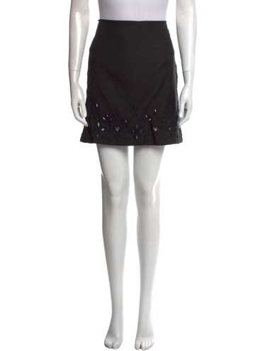 Chloe black wool skirt - Gem