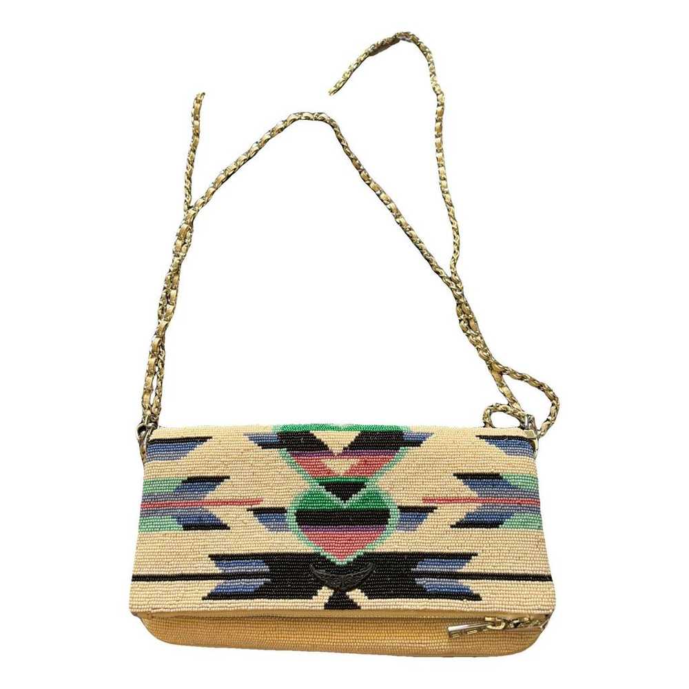 Zadig & Voltaire Rock leather clutch bag