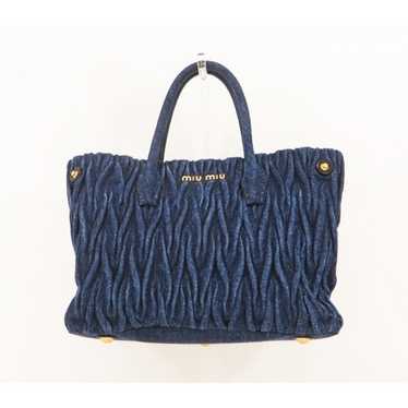 MIU MIU デニム メッセンジャーバッグ Miu miu denim handbag - Gem