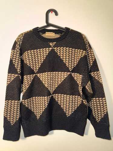 トップス 70s Issey miyake patchwork 3D knit Super Rare Early 70's ISSEY MIYAKE Issey Miyake 3D Knit