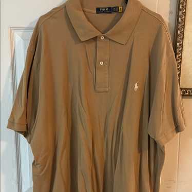 Polo By Ralph Lauren Tan Classic Polo Shirt - image 1