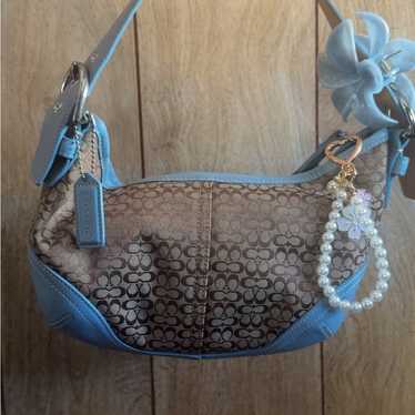 バッグ Coach Hobo One Shoulder Mini Signature Coach one shoulder mini - Gem