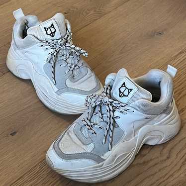 ★NAKED WOLFE★Trackスニーカー NAKED WOLFE Track Chunky Sneakers | White | FARFETCH