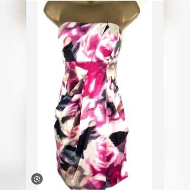 Karen Millen☆ローズプリント ジョーゼット ミディドレス♪ Karen Millen☆ローズプリント ジョーゼット ミディドレス♪