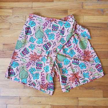 YUTHENTIC ♥ Buckle embellished vintage wrap shorts Studded Shorts - Wunderlust Knightcat Babe - Runwaydreamz