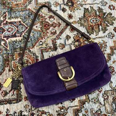 バッグ Vintage Coach Baguette Small Bag purple Vintage coach baguette small - Gem