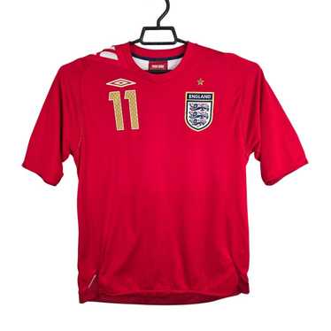 VTG Umbro England Sz Medium Soccer 90s Y2K Sportswear Black