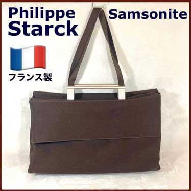 NWT Starck Samsonite Briefcase Grey Made In Europe | eBay
