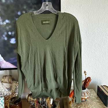 ❣️人気新作 新品 ZADIG&VOLTAIRE 緑ニット レディース ニット・セーター（条件：グリーン系