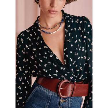 sezane ABÉLIA ブラウス black xs Sezane Abelia Blouse Black Size 0 XS (0-2) | Mercari