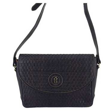 A.Testoni Blue Satchel Signature Leather Handbag