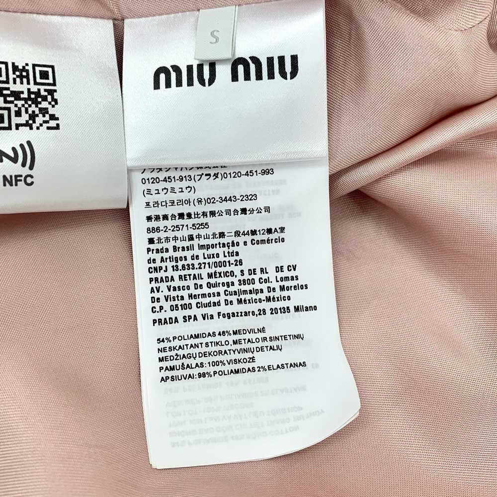 Miu Miu Miu Miu Pink Sequin & Diamond-Embellished… - image 5