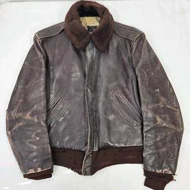 Vintage mens horsehide leather - Gem