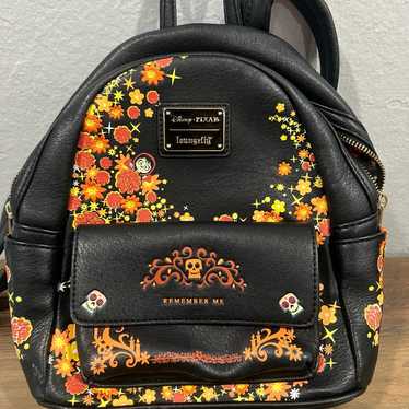 LOUNGE FLY★Disney★Coco リメンバーミー ミゲル スカル バッグ Loungefly Disney Pixar Coco Miguel Floral Skull Crossbody