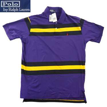 Polo Ralph Lauren Men's Polo shirt - Purple/Yello… - image 1