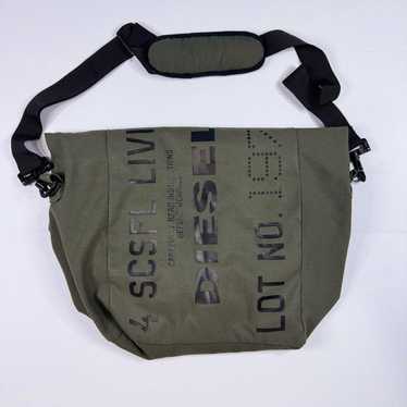 バッグ diesel military shoulder bag Y2K archive Diesel Vintage Military Shoulder Bag Crossbody Messenger