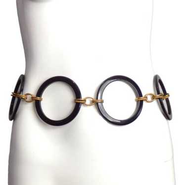 Yves Saint Laurent ゴールド チェーンベルト✧︎*。美品 Saint laurent chain belt yves - Gem