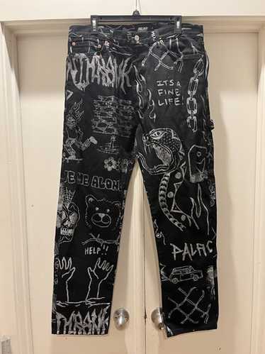 パンツ PALACE p-CARP JEAN P-Carp Jean Black - Summer 2024 - Palace Community