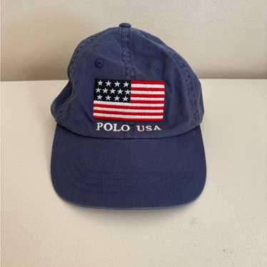 アメリカ国旗 VintageUSA製Polo Ralph Laurenキャップ アメリカ国旗 VintageUSA製Polo Ralph Laurenキャップ