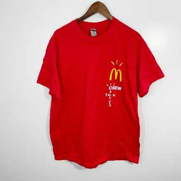 GILDAN 刺繍ロゴ McDonald マクドナルド 企業ロゴ スウェット 青 BEN DAVIS スウェット スエット ベンデイビス ブランド ワン