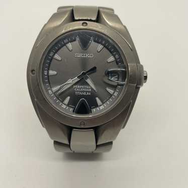 mori様 SEIKO PERPETUAL CALENDAR 8F32-0400 SEIKO PERPETUAL CALENDAR TITANIUM 8F32-0400 Champagne Gold